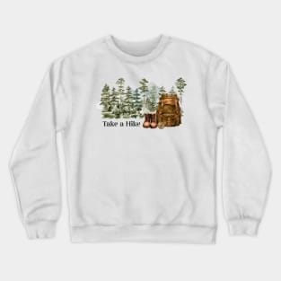 Hiking to Mountains Crewneck Sweatshirt